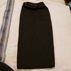 Black pencil skirt